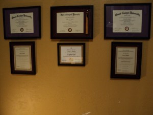 BS, 2 MS, 2 Licenses, Alpha Chi Honor Society